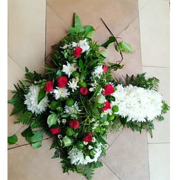 Cross wreath Funeral Flower