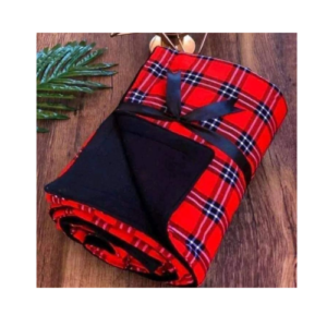 branded Maasai fleece blankets