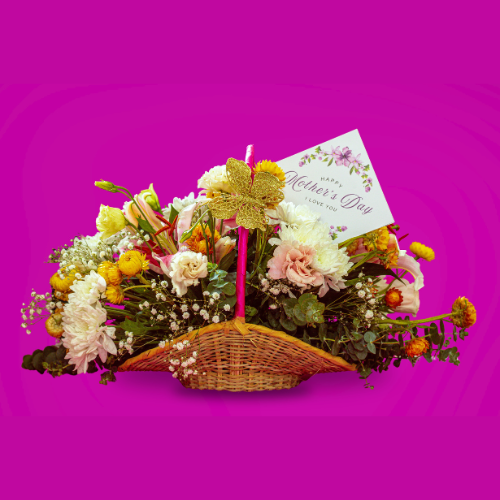 Lily Basket Arrangement