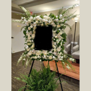 Picture Arrangment Memorial Flower Arrangement